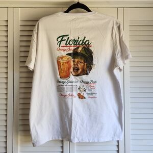 SHEIN White Florida Graphic Tee